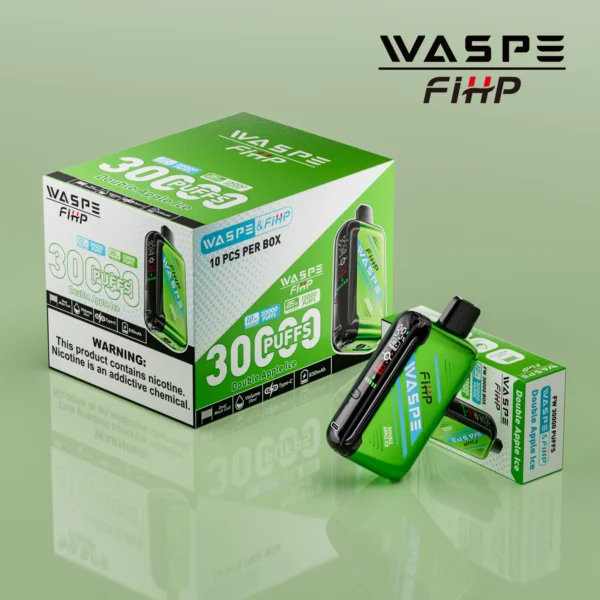 WASPE FIHP 30000 Puffs Dual Mesh 0% 2% 5% LED Display Low Nicotine Rechargeable Disposable Vapes Pen Bulk Buy Wholesale - BoatVape - 8