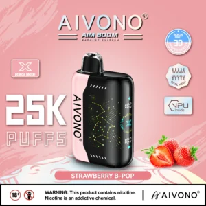 AIVONO AIM BOOM 25000 Puffs Tela digital de malha dupla 0% 2% 3% 5% Caneta Vapes descartáveis ​​recarregáveis ​​com baixo teor de nicotina em massa Compre no atacado - BoatVape - 18