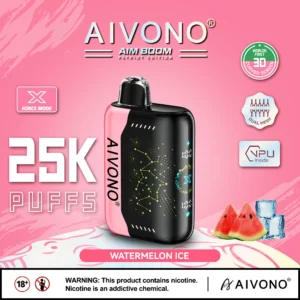 AIVONO AIM BOOM 25000 Puffs Tela digital de malha dupla 0% 2% 3% 5% Caneta Vapes descartáveis ​​recarregáveis ​​com baixo teor de nicotina em massa Compre no atacado - BoatVape - 13