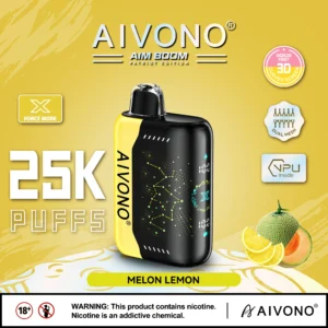 AIVONO AIM BOOM 25000 Puffs Tela digital de malha dupla 0% 2% 3% 5% Caneta Vapes descartáveis ​​recarregáveis ​​com baixo teor de nicotina em massa Compre no atacado - BoatVape - 14