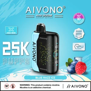 AIVONO AIM BOOM 25000 Puffs Tela digital de malha dupla 0% 2% 3% 5% Caneta Vapes descartáveis ​​recarregáveis ​​com baixo teor de nicotina em massa Compre no atacado - BoatVape - 15