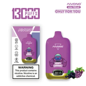 AIVONO AIM FREAK 13000 Puffs Ecran digital 0% 2% 3% 5% Nivel scăzut de nicotină Reîncărcabil Vapes Pen vrac Cumpărați cu ridicata - BoatVape - 16