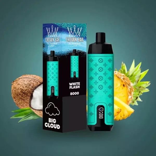 Al Fakher Crown Bar Pro 8000 Puffs Pantalla LED Vapes desechables recargables con bajo contenido de nicotina Pluma Compra a granel - Stock de almacén europeo - BoatVape - 3