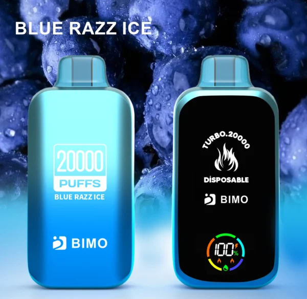 BIMO Turbo 20000 Puffs Full Screen 0% 2% 5% Low Nicotine Rechargeable Disposable Vapes Pen Bulk Buy Wholesale - BoatVape - 11