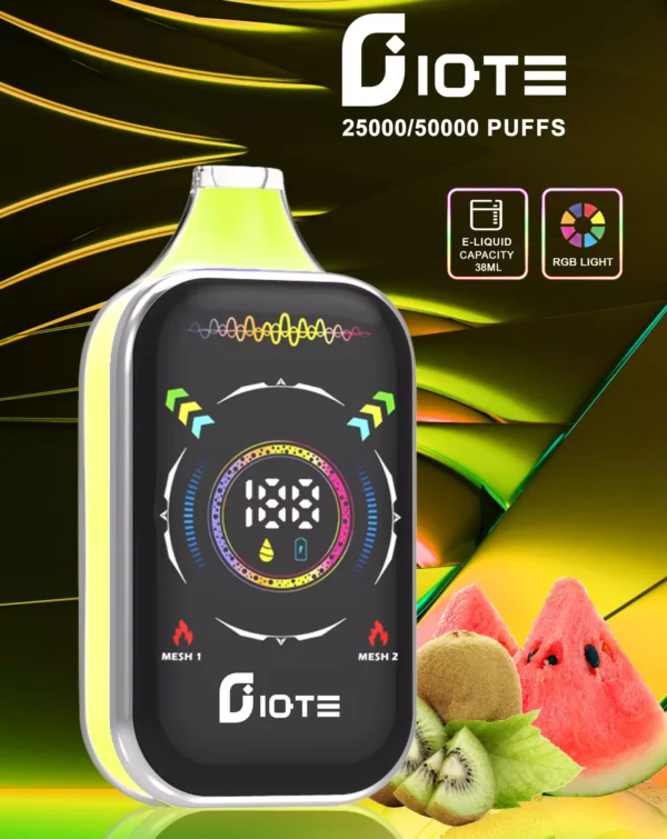 IQTE 50000 Puffs Dual Mesh RGB Full Screen 0% 2% 5% Low Nicotine Rechargeable Disposable Vapes Pen Bulk Buy Wholesale - BoatVape - 4