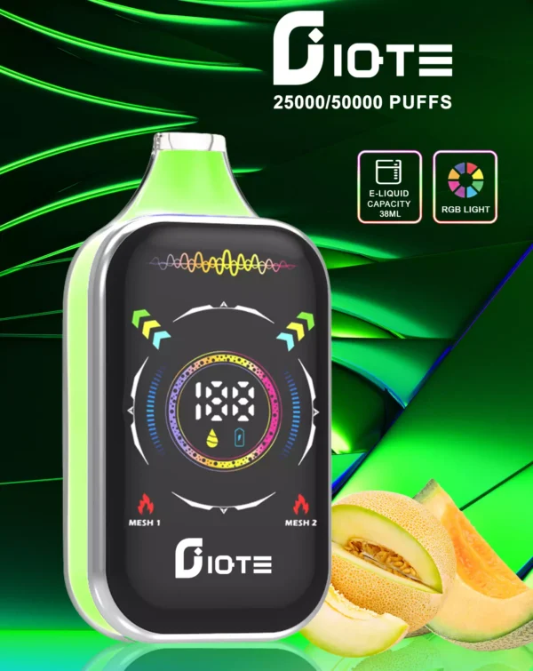 IQTE 50000 Puffs Dual Mesh RGB Full Screen 0% 2% 5% Low Nicotine Rechargeable Disposable Vapes Pen Bulk Buy Wholesale - BoatVape - 5