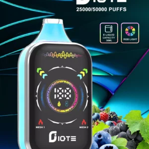 IQTE 50000 Puffs Dual Mesh RGB Full Screen 0% 2% 5% Low Nicotine Rechargeable Disposable Vapes Pen Bulk Buy Wholesale - BoatVape - 17