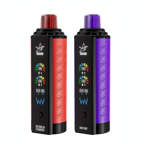 VASY OSSU 30000 Puff-uri Shisha Narghilea Dual Mesh Full Screen 0% 5% Nivel scăzut de nicotină Reîncărcabil Vapes Pen vrac Cumpărați cu ridicata - BoatVape - 4